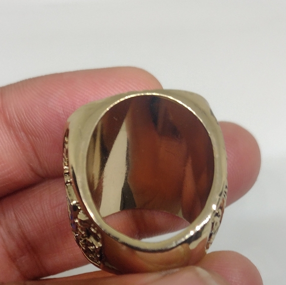 KANSAS JAYHAWKS 2013 BEN MCLEMORE BIG 12 CHAMPIONSHIP MENS SIZE 10.5 RING w/BOX - Picture 5 of 16